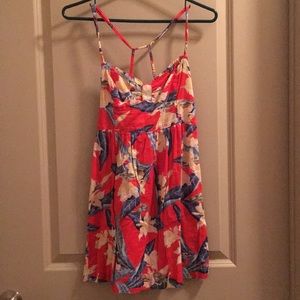 Hollister Fit & Flare Flora Mini Dress